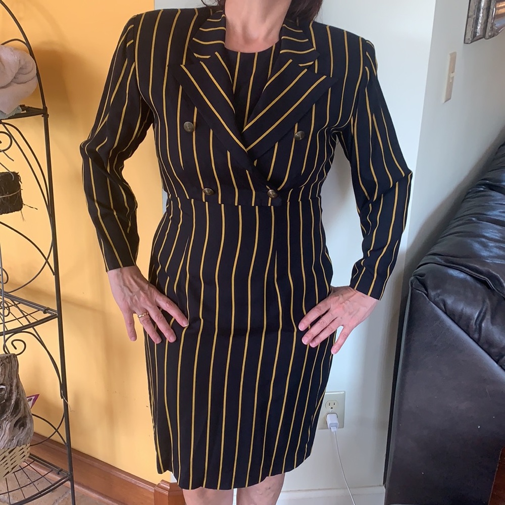 1980s Nicole Miller Dress and Jacket Set